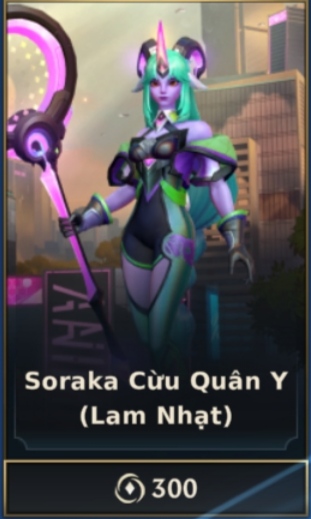 Soraka Cừu Quân Y - Lam Nhạt
