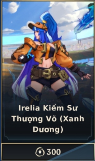 Irelia Kiếm Sư Thượng Võ - Xanh Dương