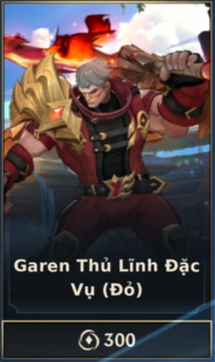 Garen Thủ Lĩnh Đặc Vụ - Đỏ