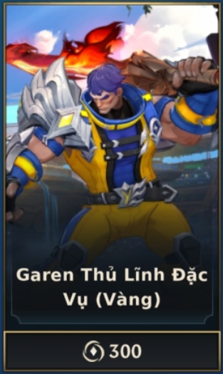 Garen Thủ Lĩnh Đặc Vụ - Vàng