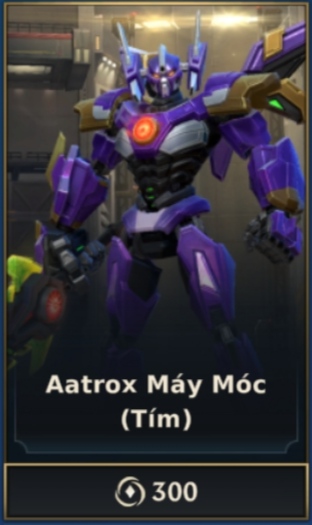Aatrox Máy Móc - Tím