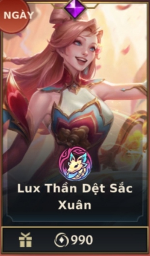 Lux Thần Dệt Sắc Xuân 