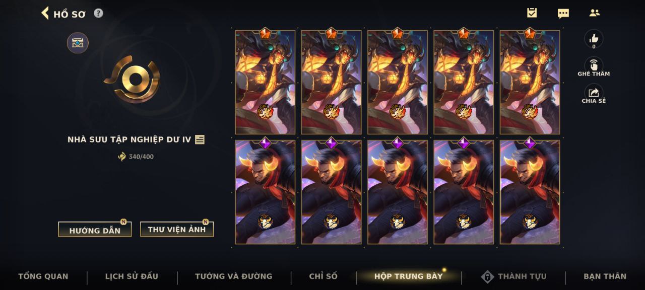 Nick Clone Sẵn Skin Giới Hạn VIP