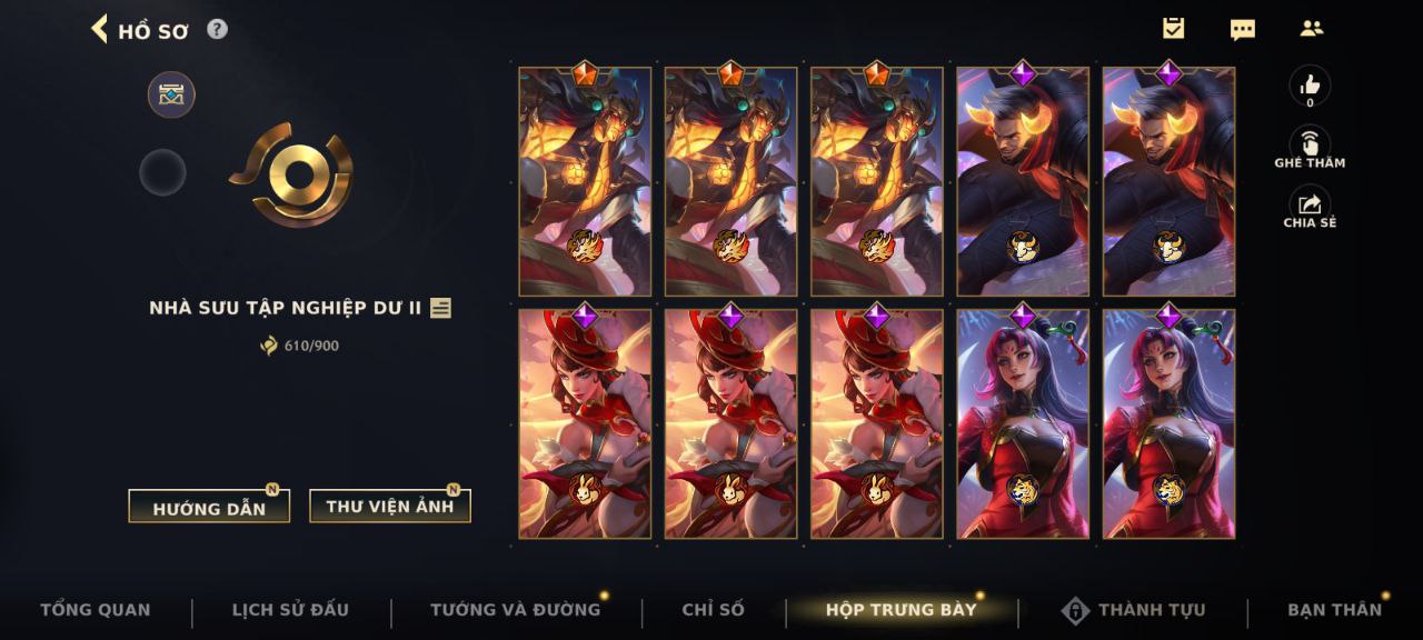 Nick Clone Sẵn Skin Giới Hạn VIP