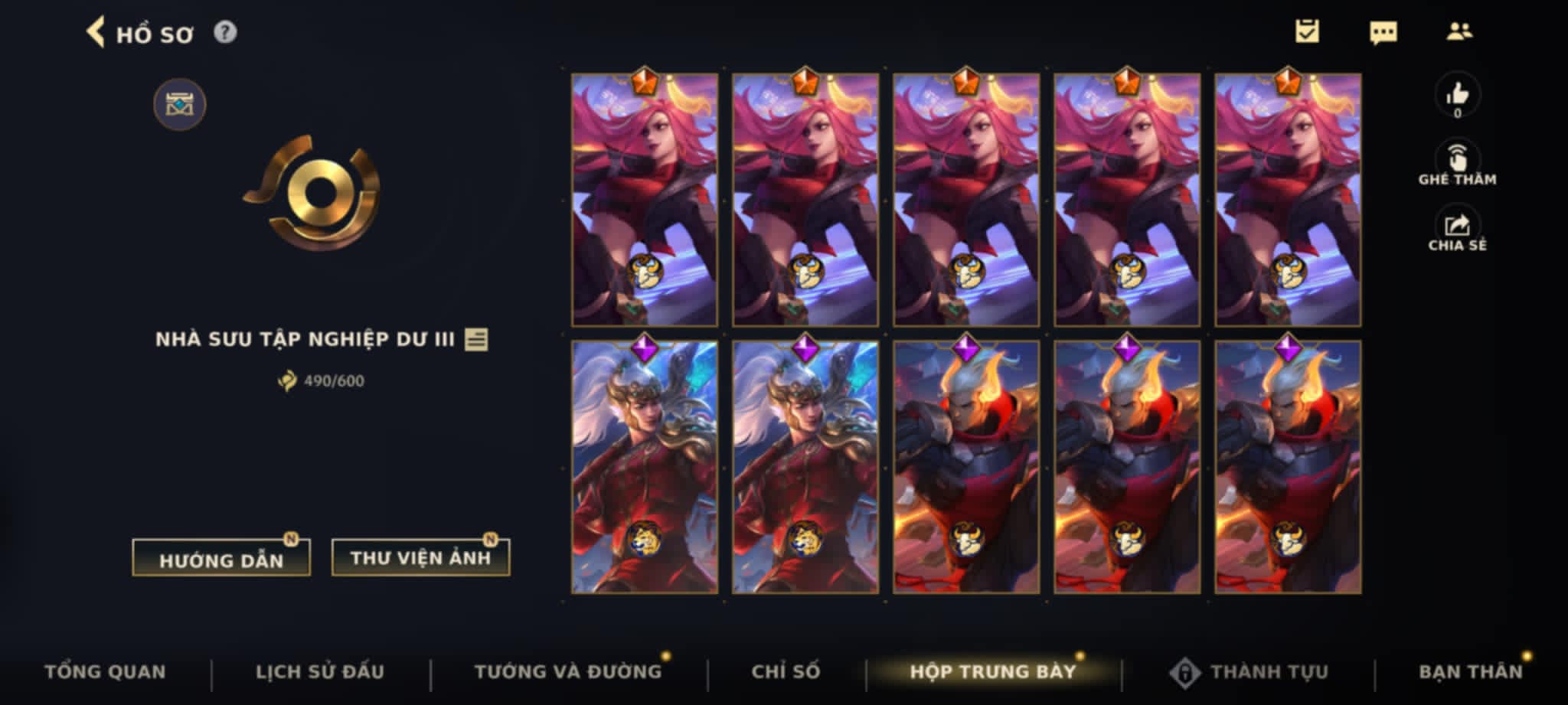 Nick Clone Sẵn Skin Giới Hạn VIP